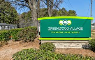 Signage at Greenwood Village, North Carolina, 28273