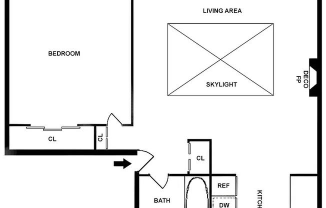 1 bed, 1 bath, 700 sqft, $3,500, Unit 4B