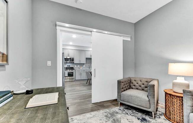 Work Station And Kitchen View at One500, Teaneck