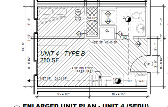 Studio, 1 bath, 264 sqft, $1,071, Unit 102