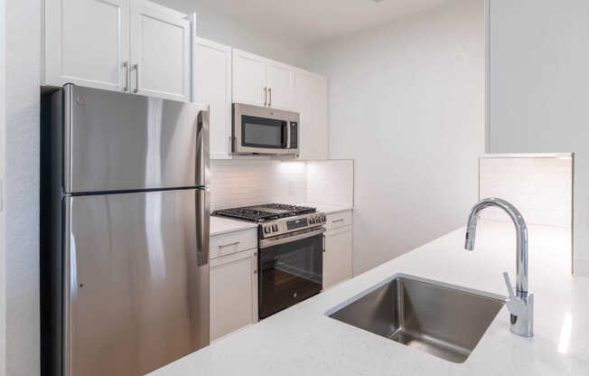 Kitchen with Stainless Steel Appliances