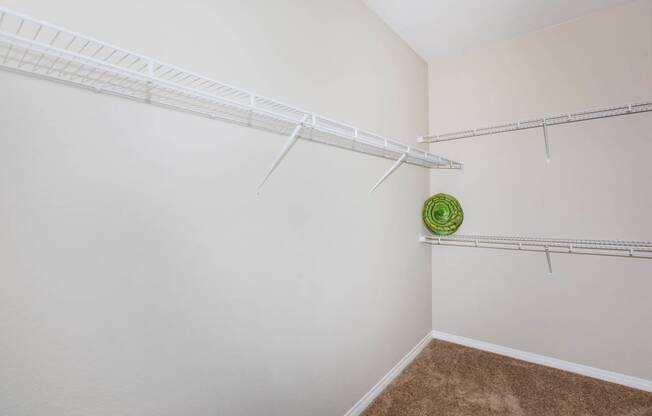 Closet area walkin at Level 25 at Durango by Picerne, Nevada, 89113