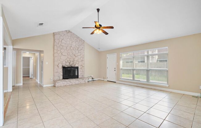 Lovely 3 bedroom 2 bath w/ potential 4 bedroom or game room. Full Privacy fence backyard with large patio!
