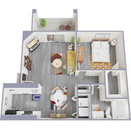 1 bed, 1 bath, 695 sqft, $1,199