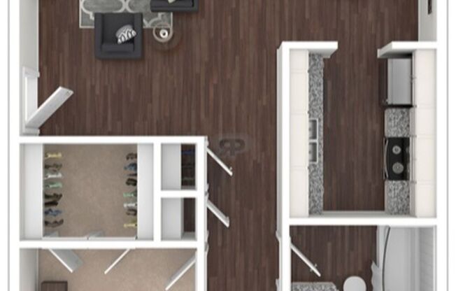 2 beds, 1 bath, 776 sqft, $1,325, Unit 146