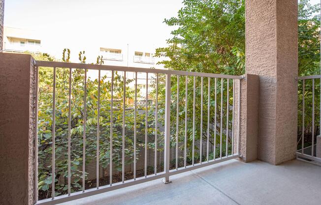 a gate in front of a building