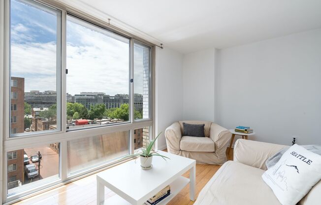 Sunny 2 BR at Claridge House Coop