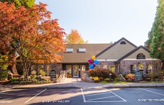 St Marys Woods Clubhouse Exterior & Parking Lot