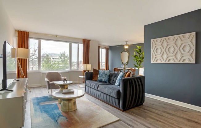 Shirlington House Model Living Room