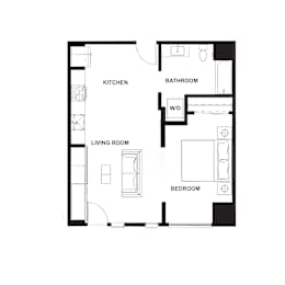 Studio, 1 bath, 670 sqft, $2,030