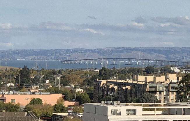 view of city  l Ryan Tower Apartments in San Mateo CA