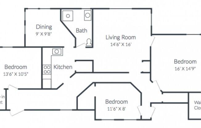 3 beds, 1 bath, 1,300 sqft, $1,595, Unit 225 Lyon NE - Apt B