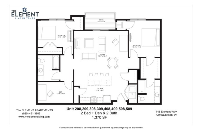 2 beds, 2 baths, 1,190 sqft, $2,315, Unit 509