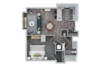 1 bed, 1 bath, 679 sqft, $1,580
