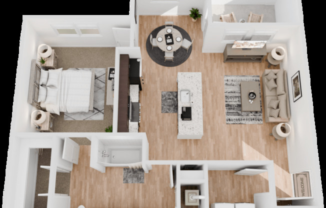 1 bed, 1 bath, 873 sqft, $1,509