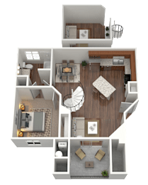 1 bed, 1 bath, 868 sqft, $1,840