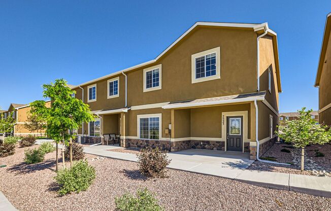 3 bedroom townhome on north side, attached 2-car garage