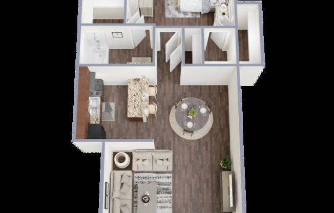1 bed, 1 bath, 674 sqft, $880