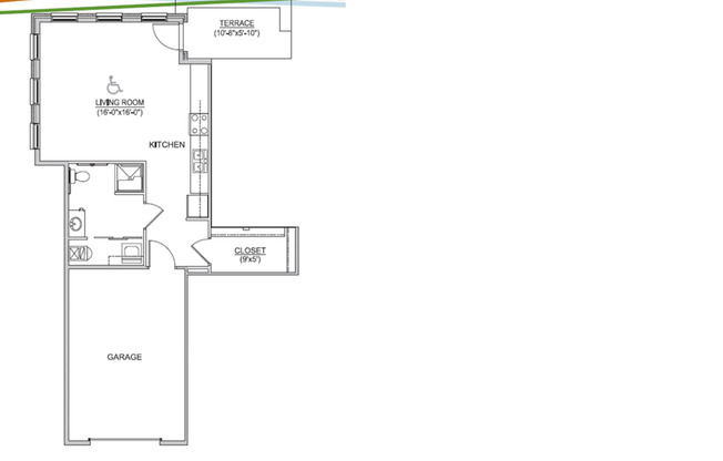 Studio, 1 bath, 617 sqft, $1,529