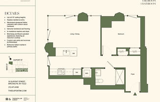 1 bed, 1 bath, $5,295, Unit 10H