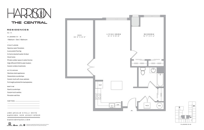 1 bed, 1 bath, 992 sqft, $3,465