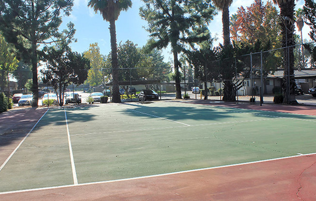 Community Tennis Court | Luxury Apartments Fresno | The Enclave