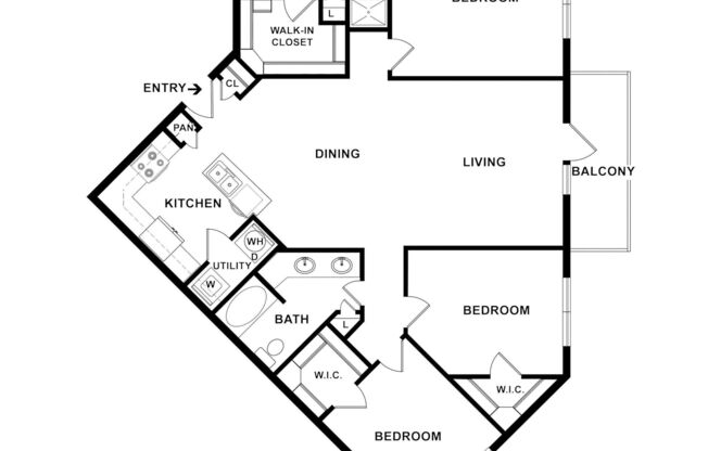 3 beds, 2 baths, 1,530 sqft, $2,995
