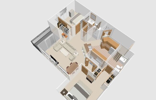 2 beds, 2 baths, 1,186 sqft, $1,905, Unit 200-102