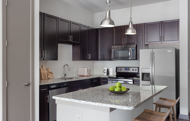 Kitchen with Stainless Steel Appliances