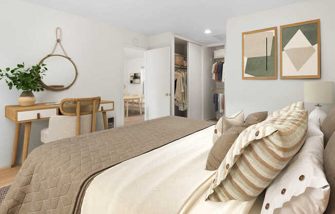 Bedroom with Hard Surface Flooring