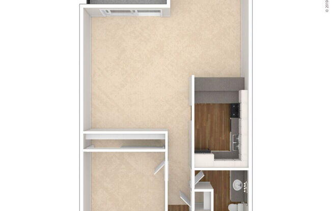 1 bed, 1 bath, 847 sqft, $2,552