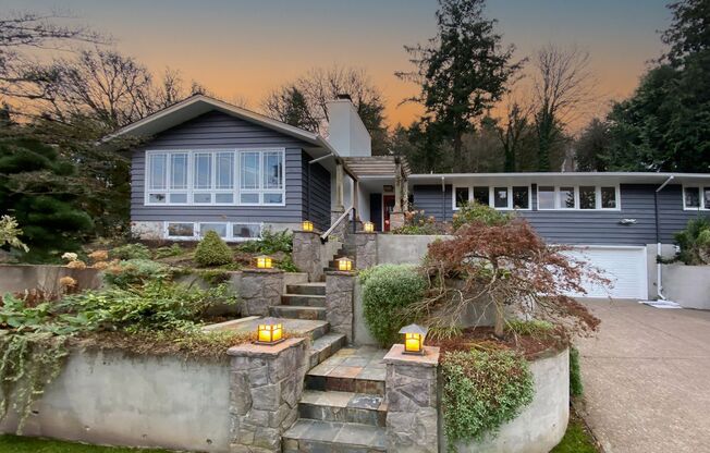 Portland Heights Home w/High-End Finishes! Double Range Viking Stove, Granite, Wood Floors, Sun Room!