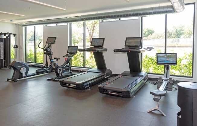 Two Level Fitness Center at CityLine Apartments, Minneapolis, MN