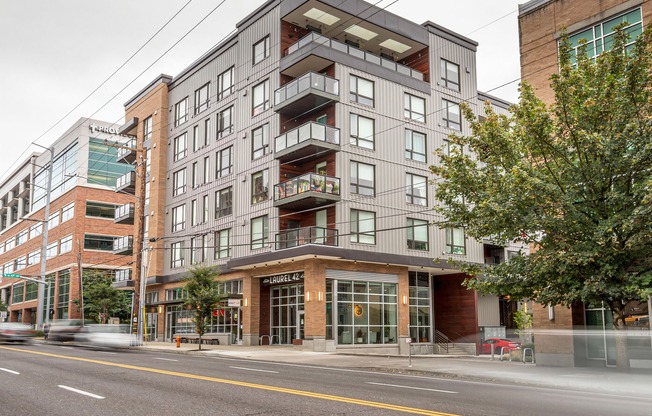 Exterior street view of Laurel 42