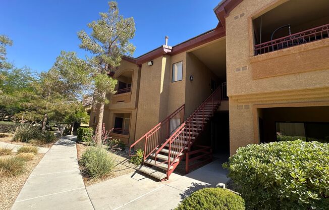 CUTE UPSTAIRS CONDO UNIT , LOCATED IN A GATED COMMUNITY 2 BEDROOM / 2 FULL BATH