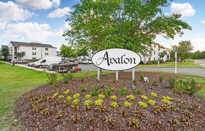 our sign in front of our apartments in the community at Avalon Apartment Homes, Starkville, MS