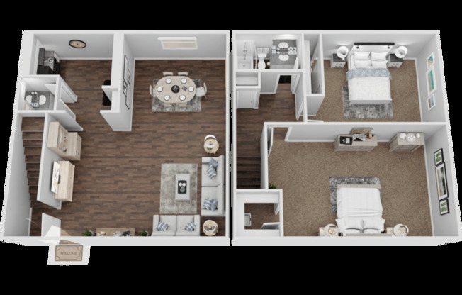 2 beds, 1.5 baths, 1,370 sqft, $1,504