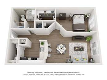 1 bed, 1 bath, 770 sqft, $1,510