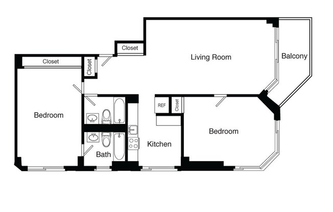 1 bed, 1 bath, 587 sqft, $4,098, Unit S09N