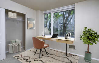 Carpeted Bedroom or Home Office