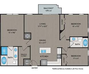 3 beds, 2 baths, 1,303 sqft, $2,780