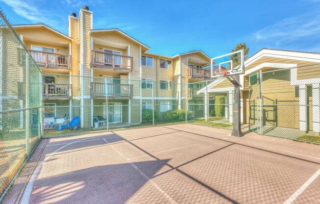 Mirabella Apartments in Everett, Washington Basketball Court