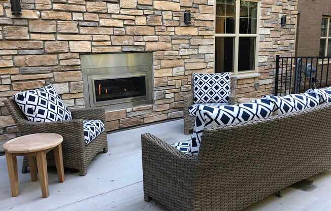 Patio, Senior Apartment, Senior living, Maplewood, White Bear Lake, Saint Paul, Frost English Silver