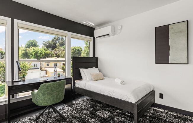 A 4 bedroom, 3 bathroom apartment with a dining room & a fully functional kitchen at 10799 Ohio Ave.