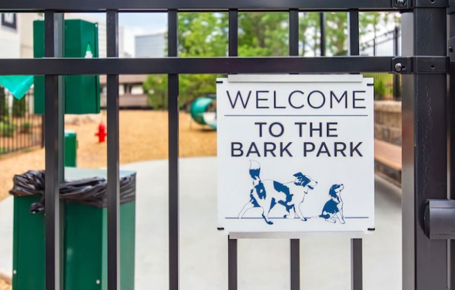 Bark Park Entrance