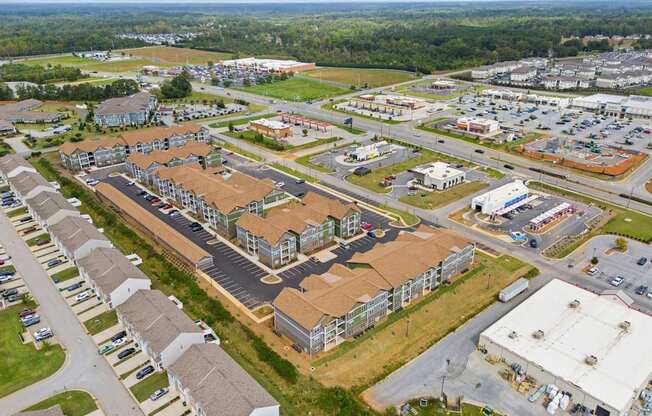 Grande at Geyser Falls Luxury Apartments Aerial View