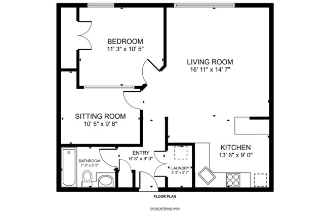 2 beds, 1 bath, $1,890, Unit Unit 208