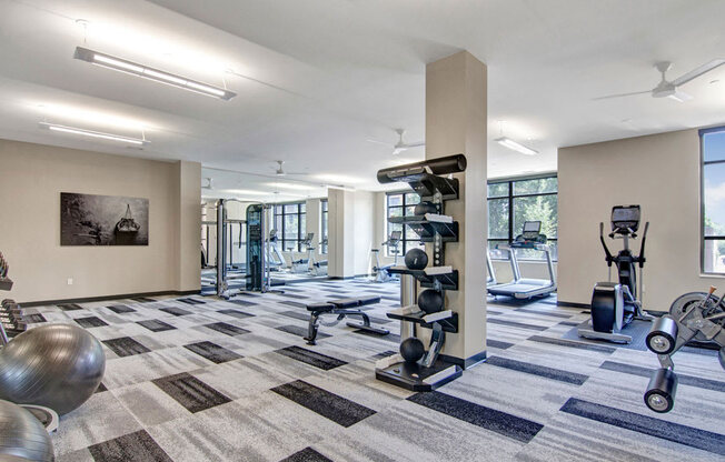 Gatsby Fitness Center, apartments for rent in Minneapolis, Weidner Real Estate Properties