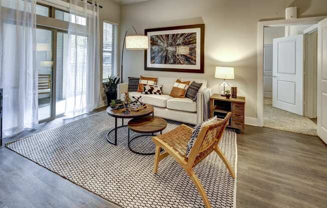 Living Room at Arise Riverside, Texas, 78741