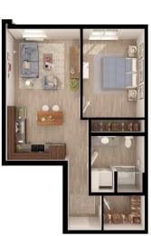 1 bed, 1 bath, 655 sqft, $1,895